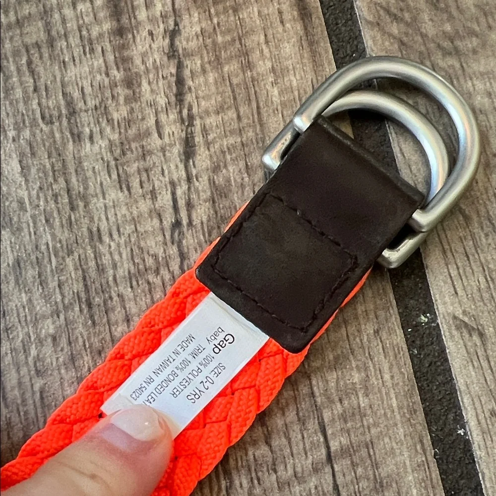 Bright Orange and Multicolor Kids' Belts